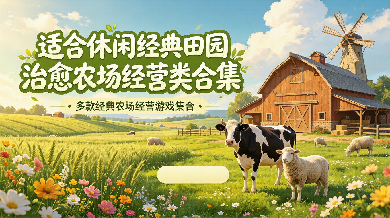 适合休闲经典田园治愈农场经营类合集