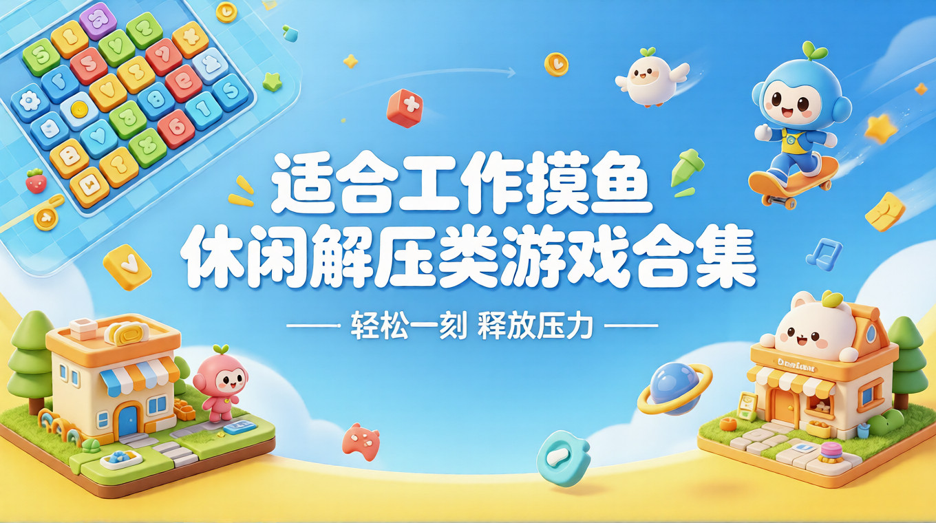 适合工作摸鱼休闲解压类游戏合集
