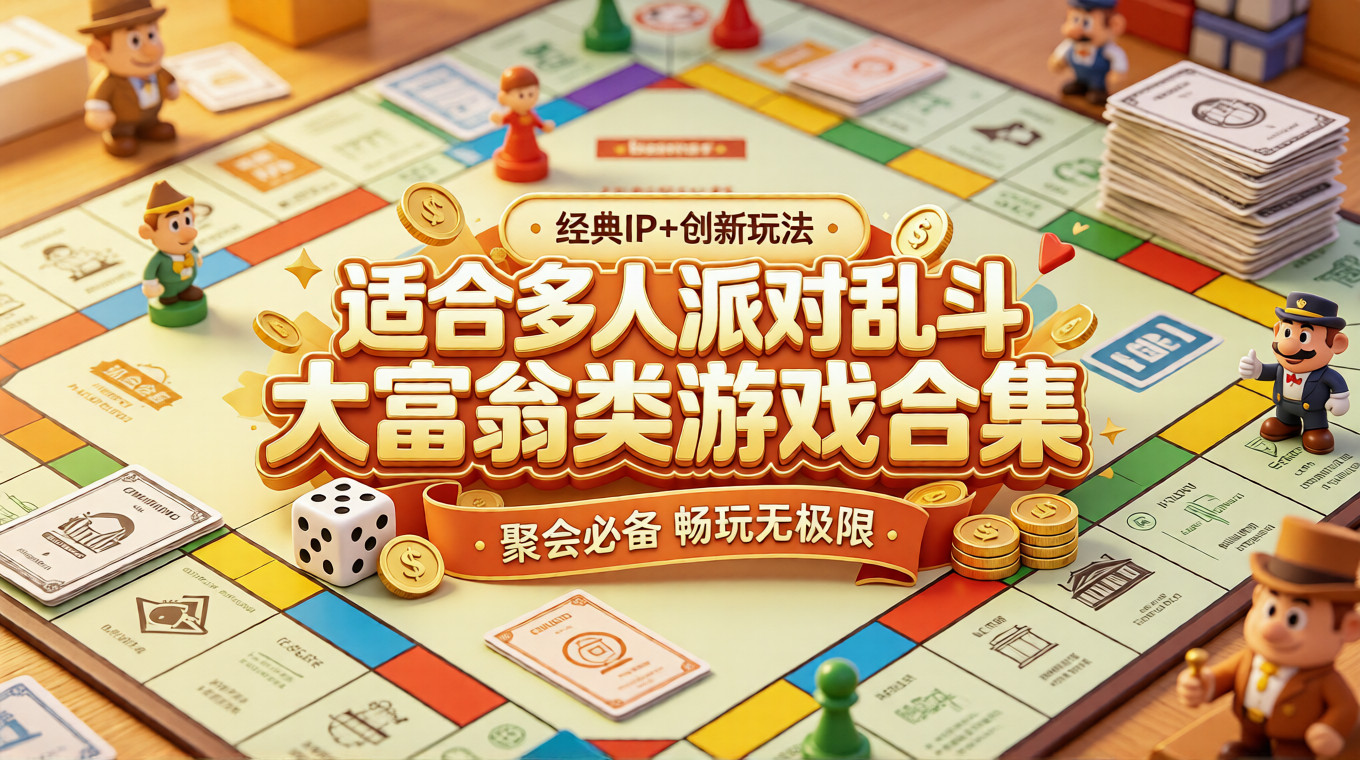 适合多人派对乱斗大富翁类游戏合集
