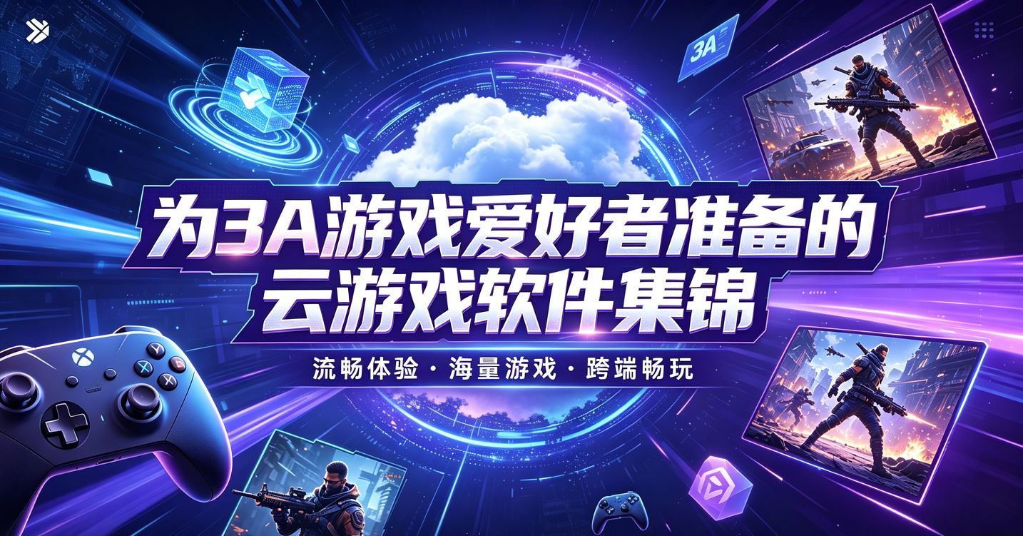为3A游戏爱好者准备的云游戏软件集锦