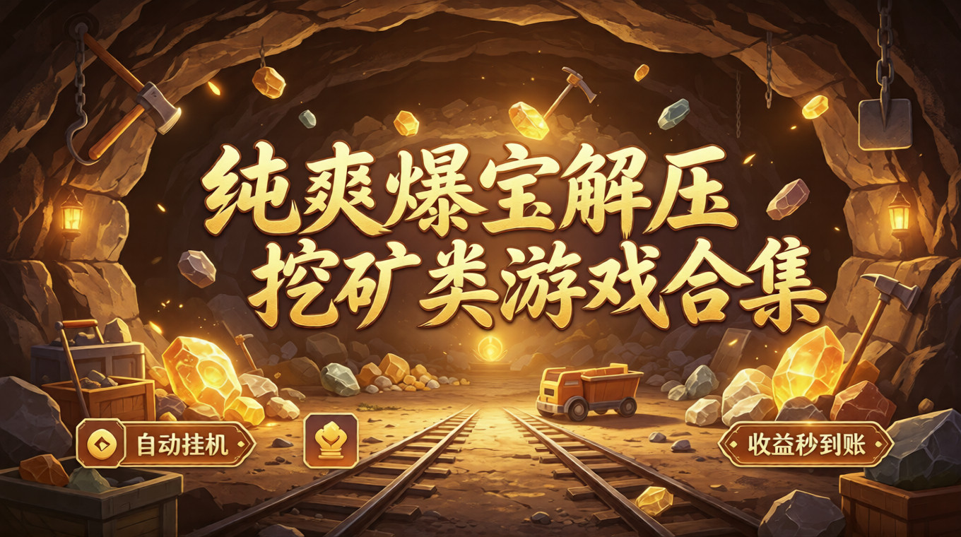 纯爽爆宝解压挖矿类游戏合集