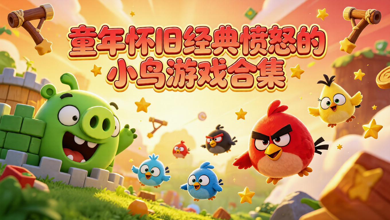 童年怀旧经典愤怒的小鸟游戏合集