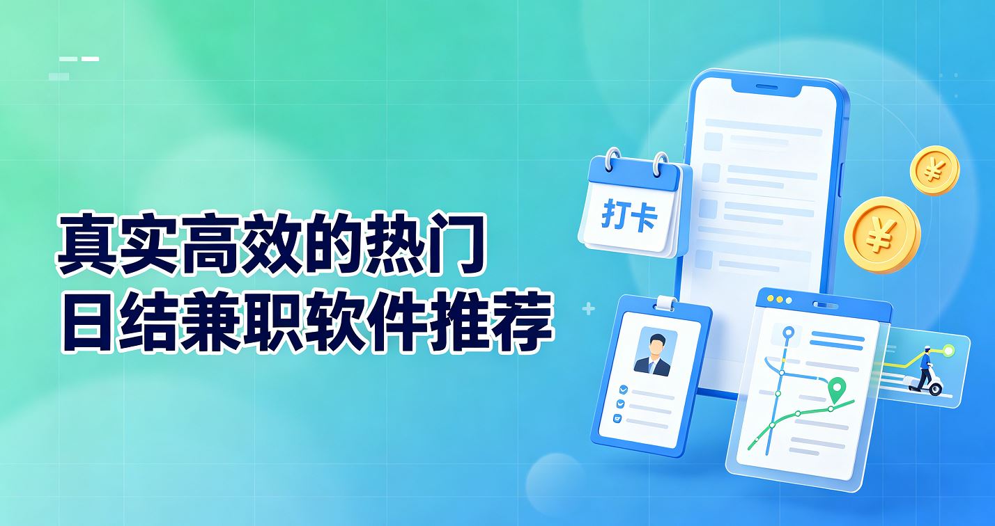 真实高效的热门日结兼职软件推荐