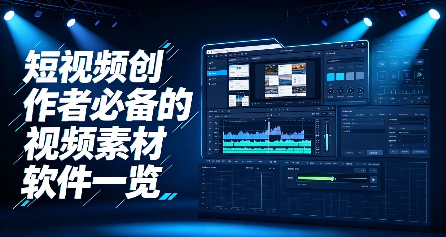 短视频创作者必备的视频素材软件一览