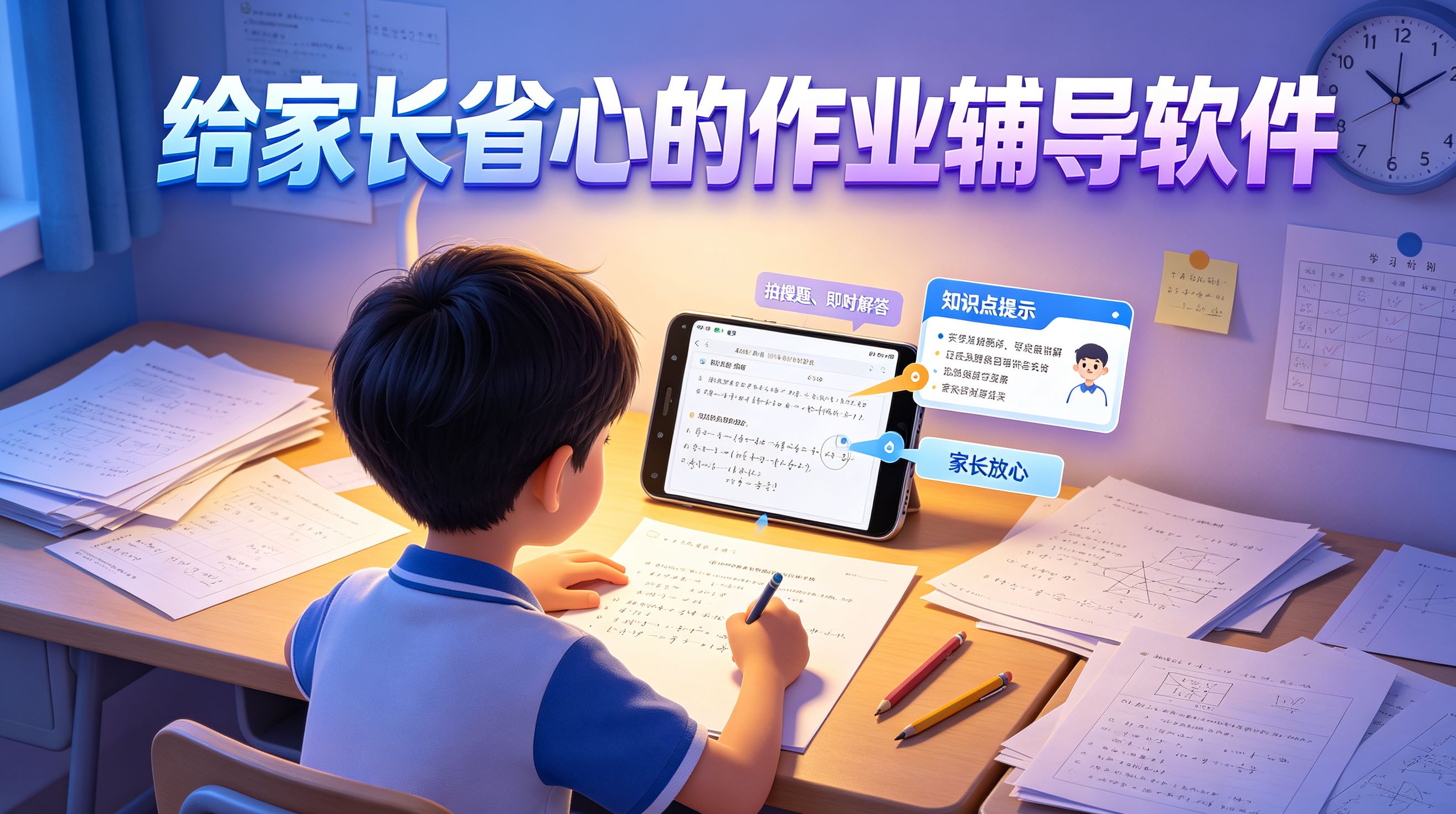 给家长省心的作业辅导软件