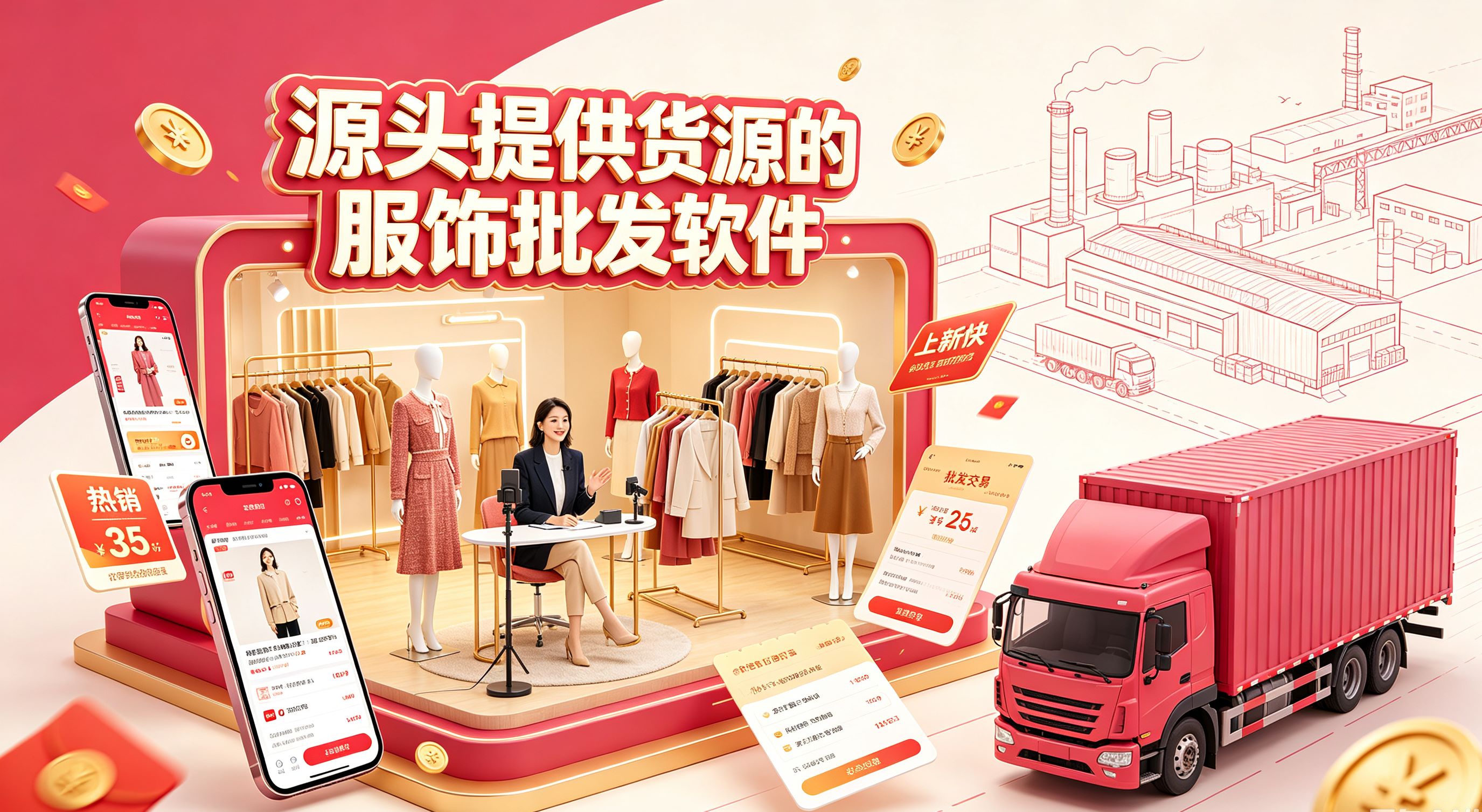 源头提供货源的服饰批发软件