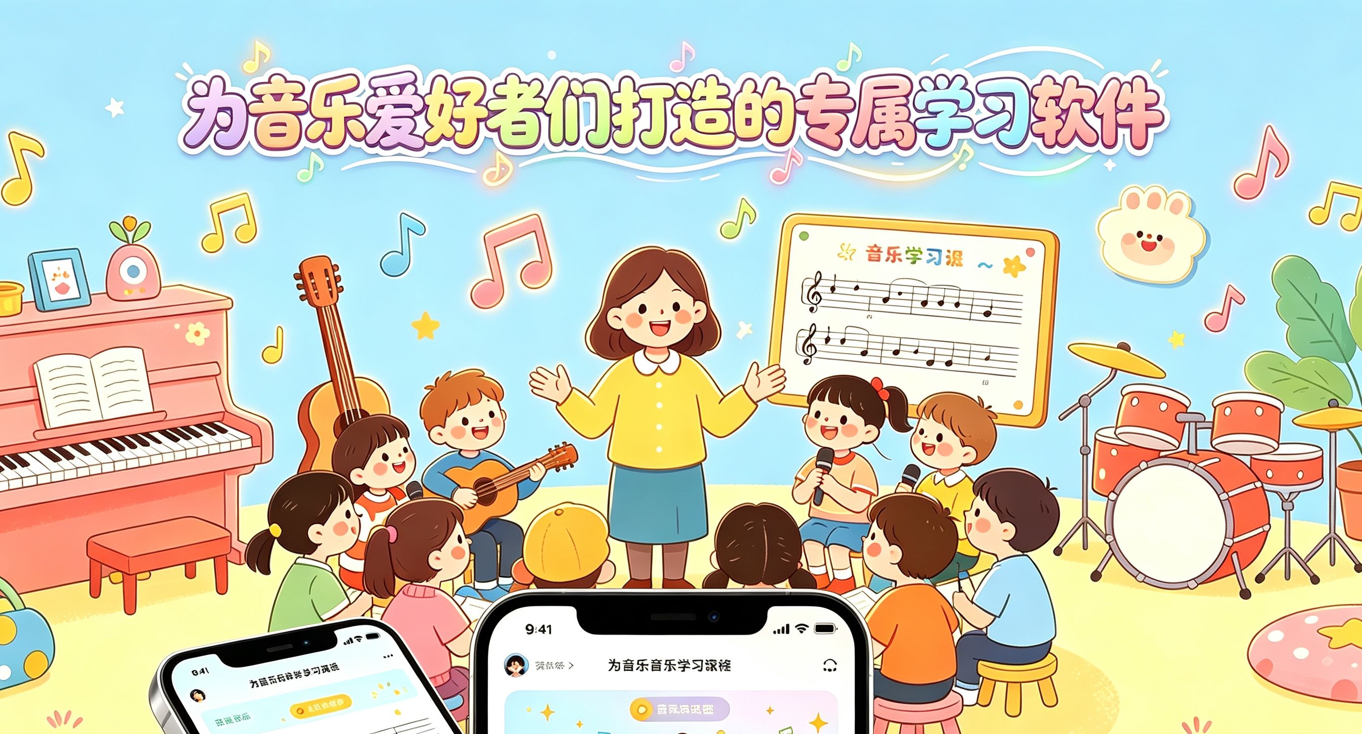 为音乐爱好者们打造的专属学习软件