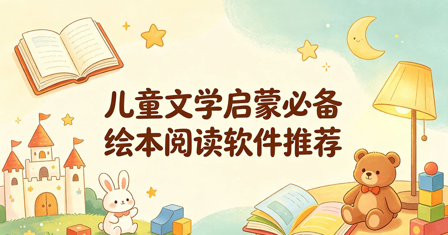 儿童文学启蒙必备绘本阅读软件推荐