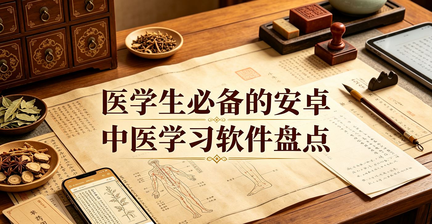 医学生必备的安卓中医学习软件盘点