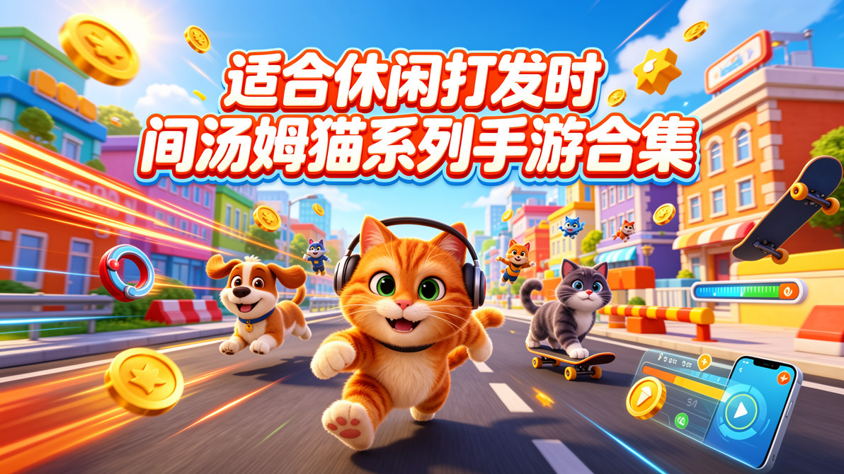 适合休闲打发时间汤姆猫系列手游合集