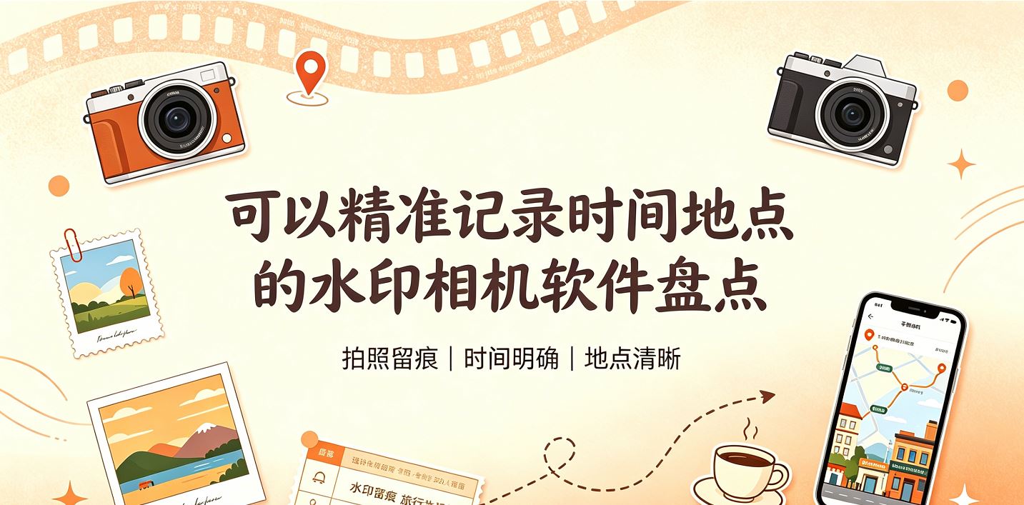 可以精准记录时间地点的水印相机软件盘点