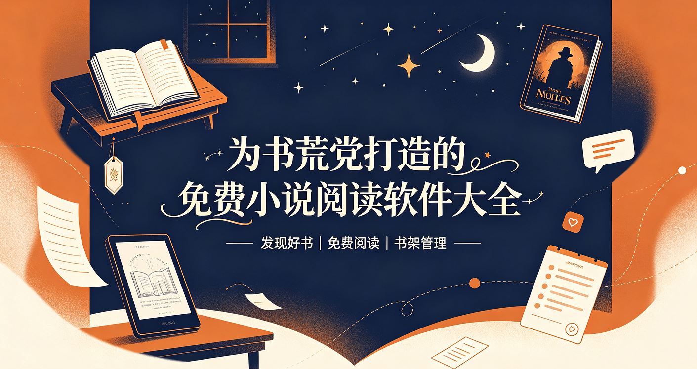 为书荒党打造的免费小说阅读软件大全