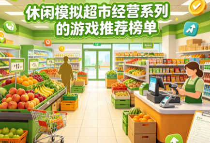 休闲模拟超市经营系列的游戏推荐榜单