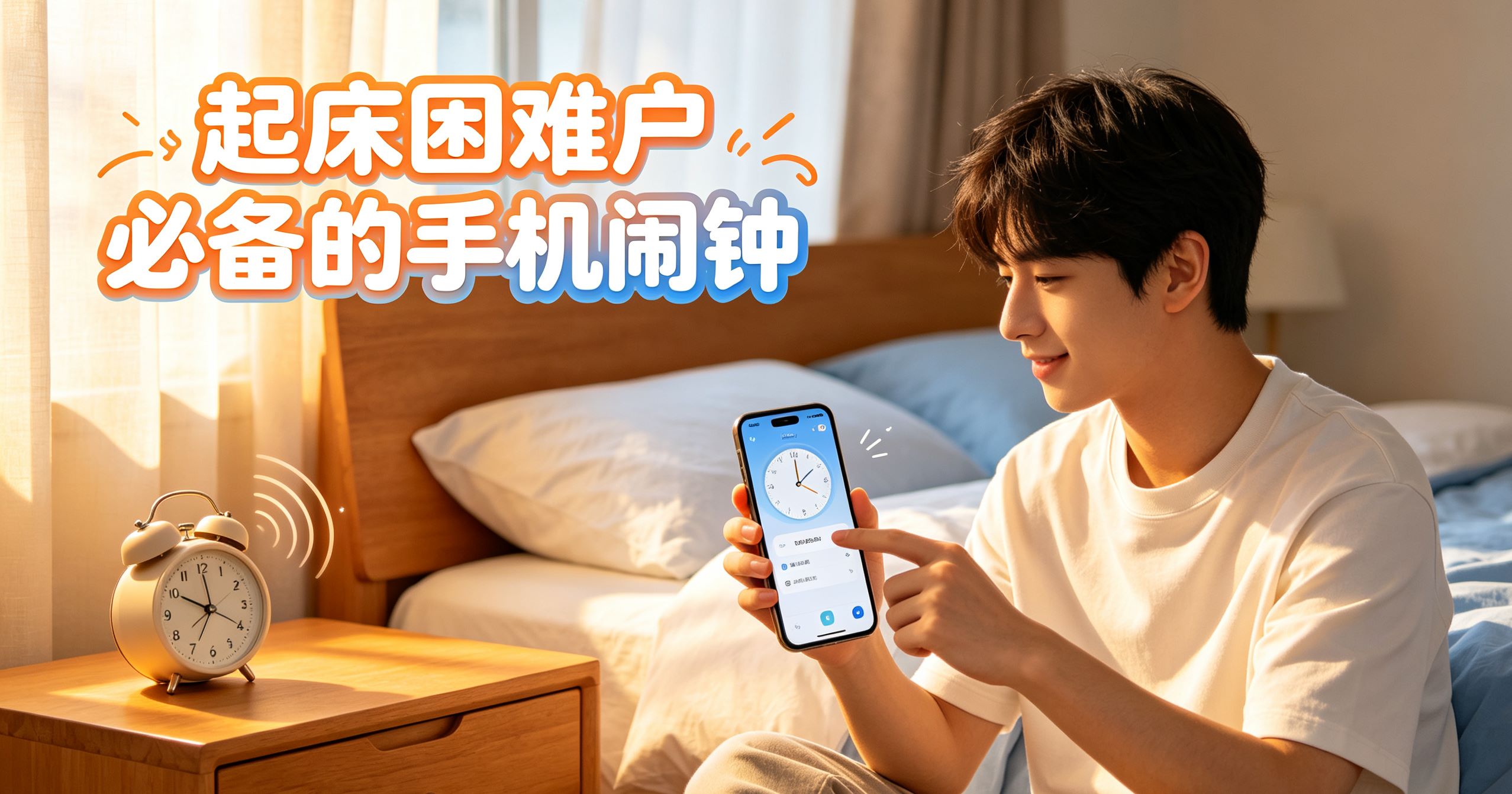 起床困难户必备的手机闹钟