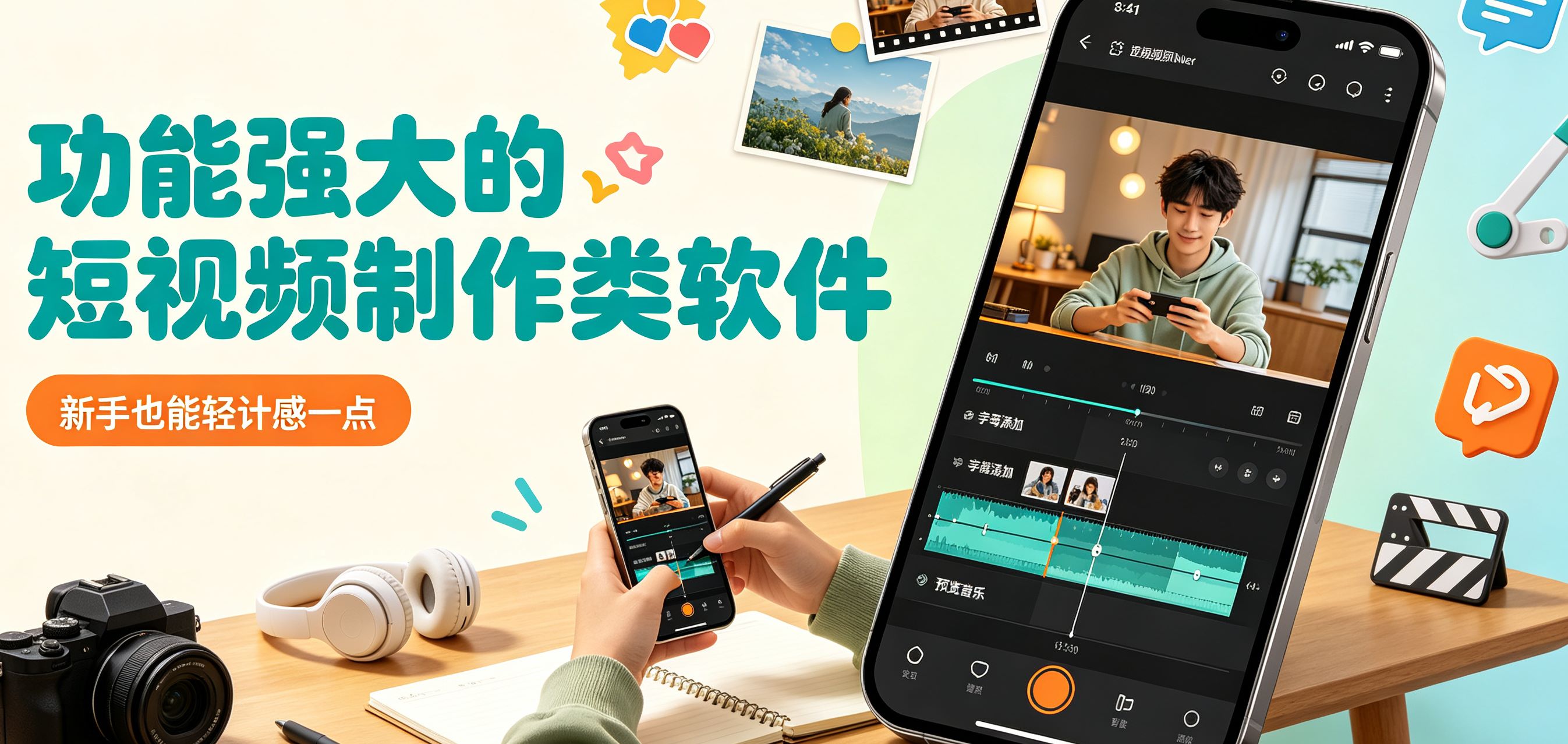 功能强大的短视频制作类软件