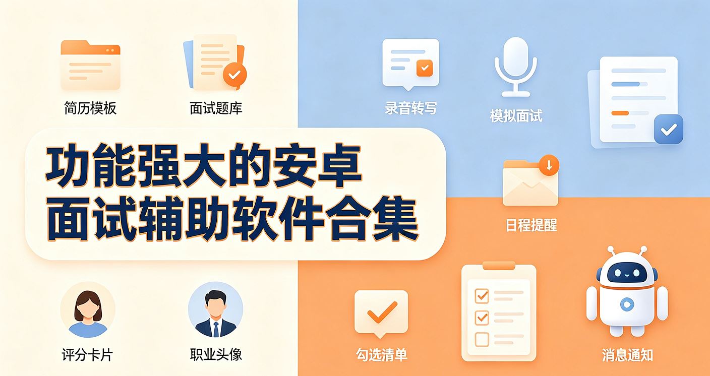 功能强大的安卓面试辅助软件合集