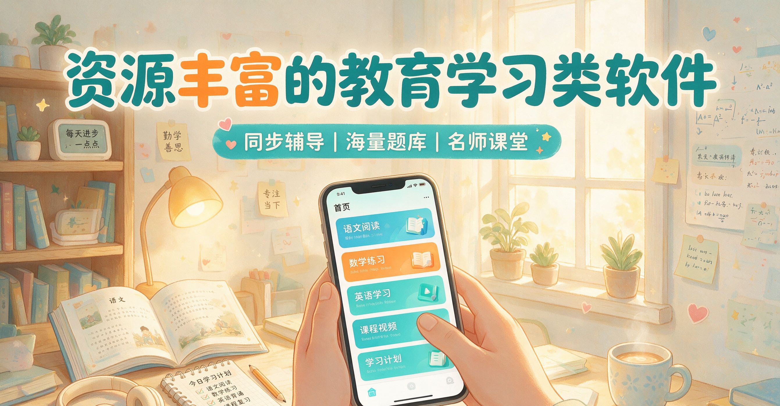 资源丰富的教育学习类软件