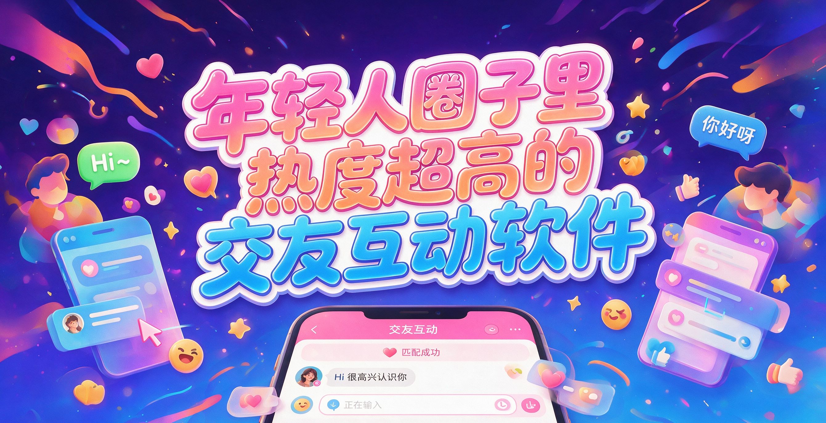 年轻人圈子里热度超高的交友互动软件