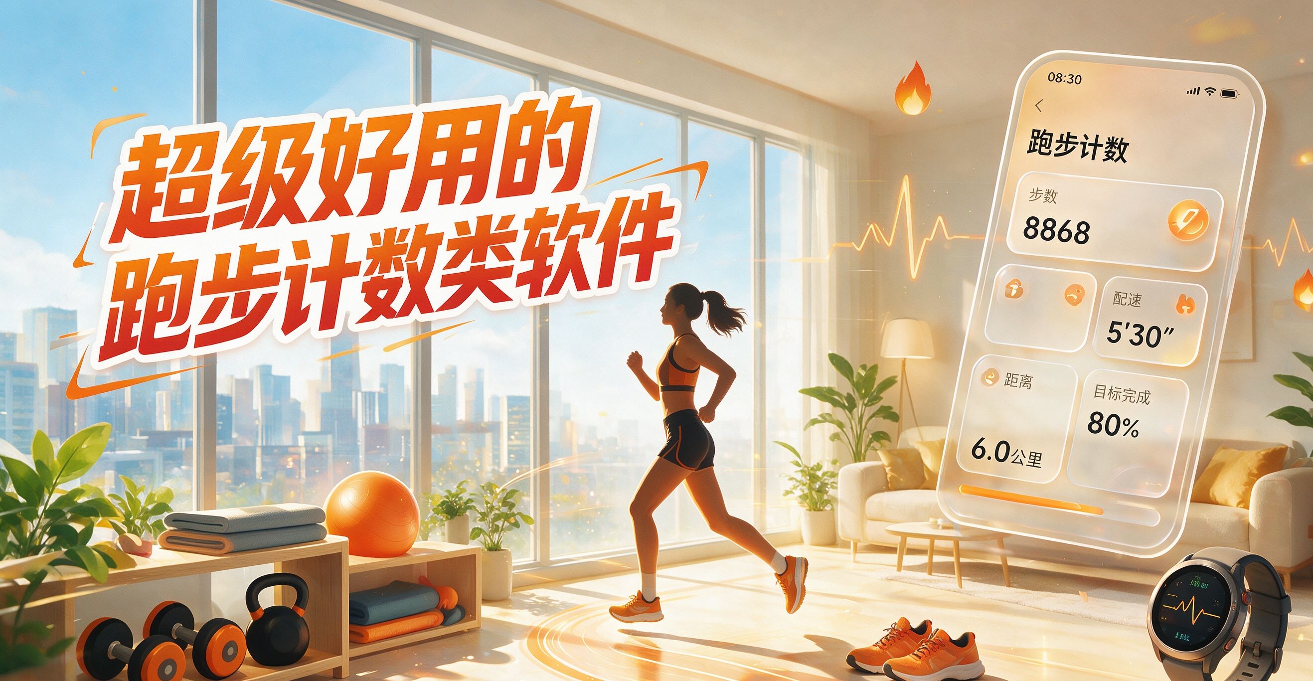超级好用的跑步计数类软件