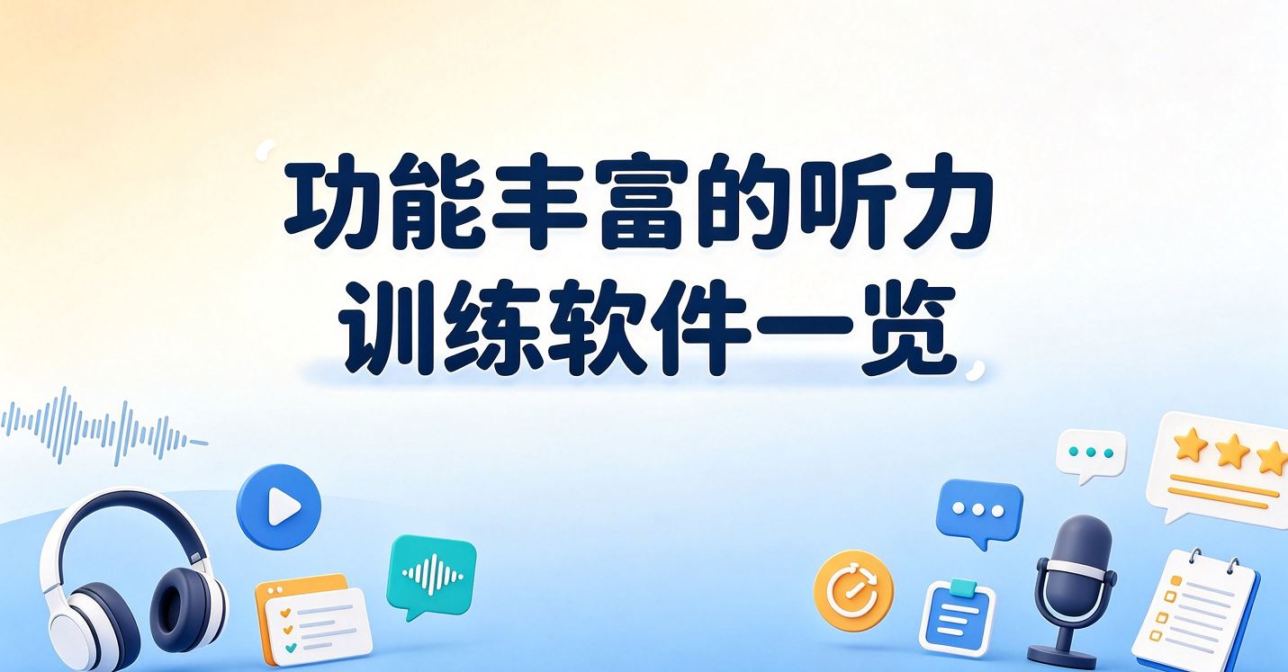 功能丰富的听力训练软件一览
