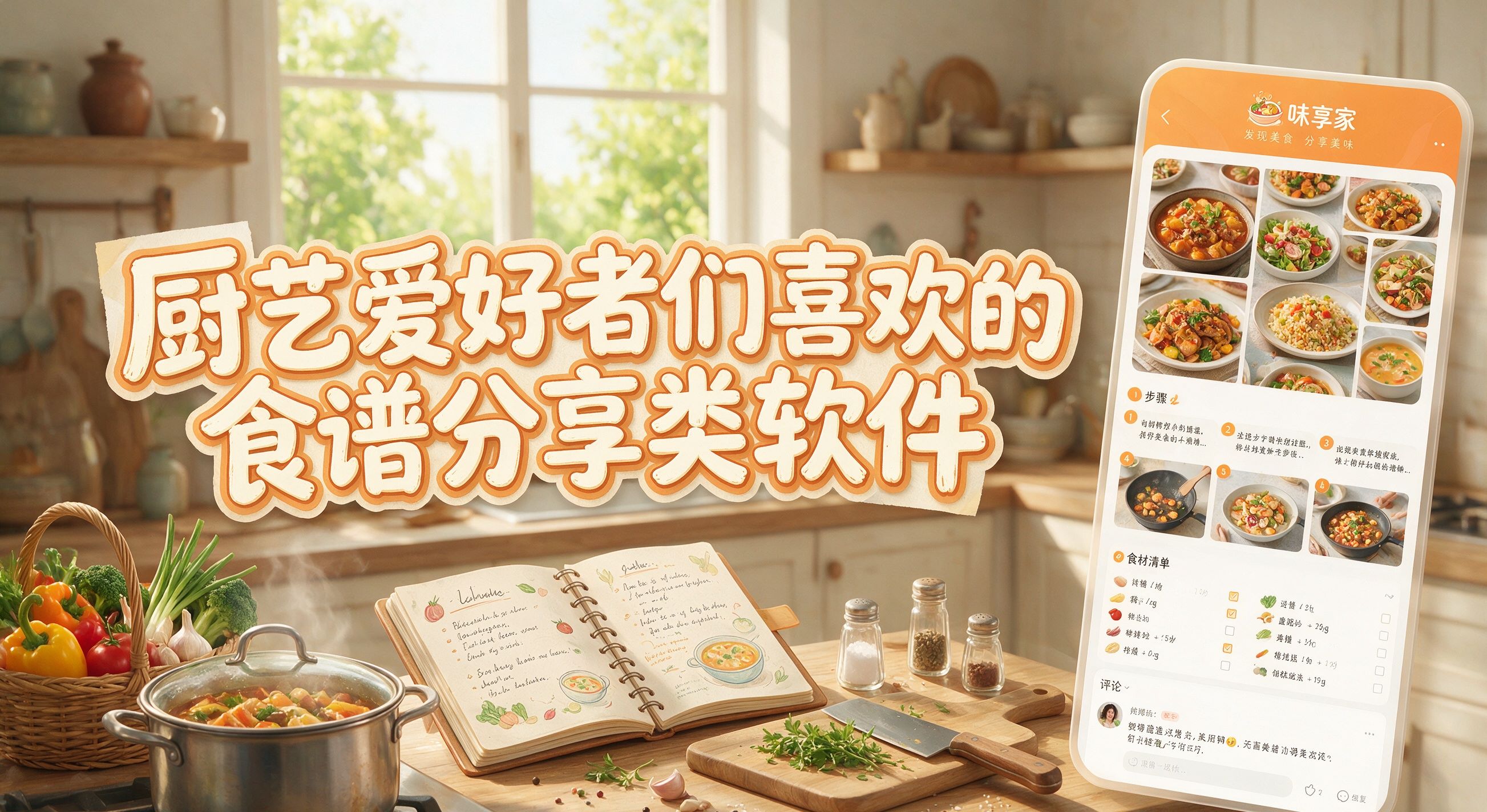 厨艺爱好者们喜欢的食谱分享类软件
