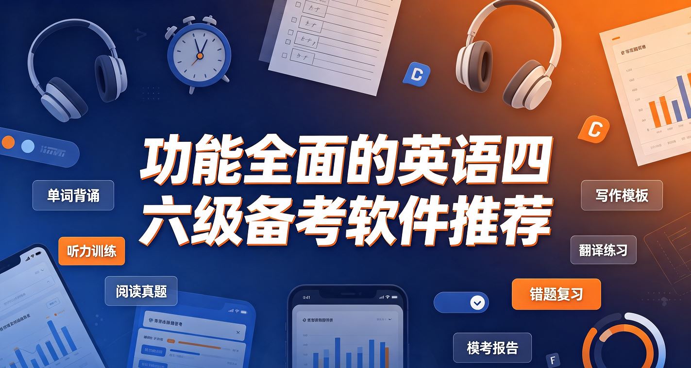功能全面的英语四六级备考软件推荐
