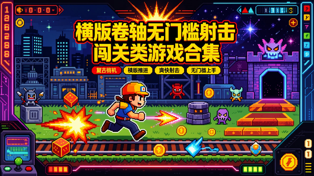 横版卷轴无门槛射击闯关类游戏合集