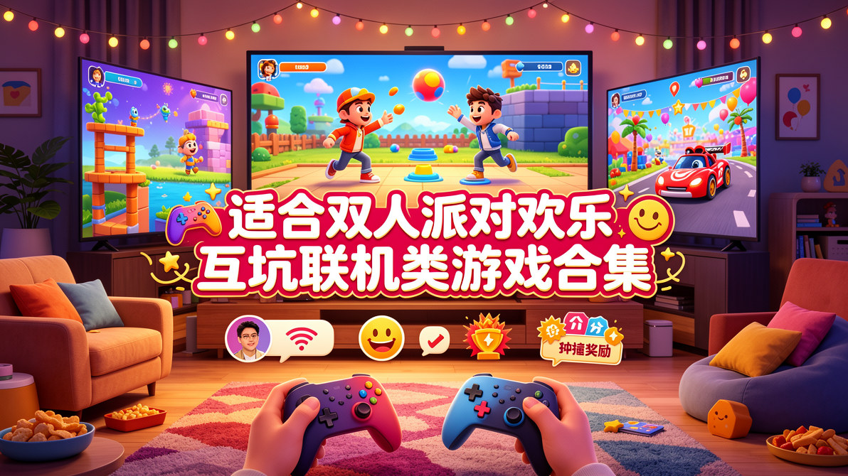 适合双人派对欢乐互坑联机类游戏合集
