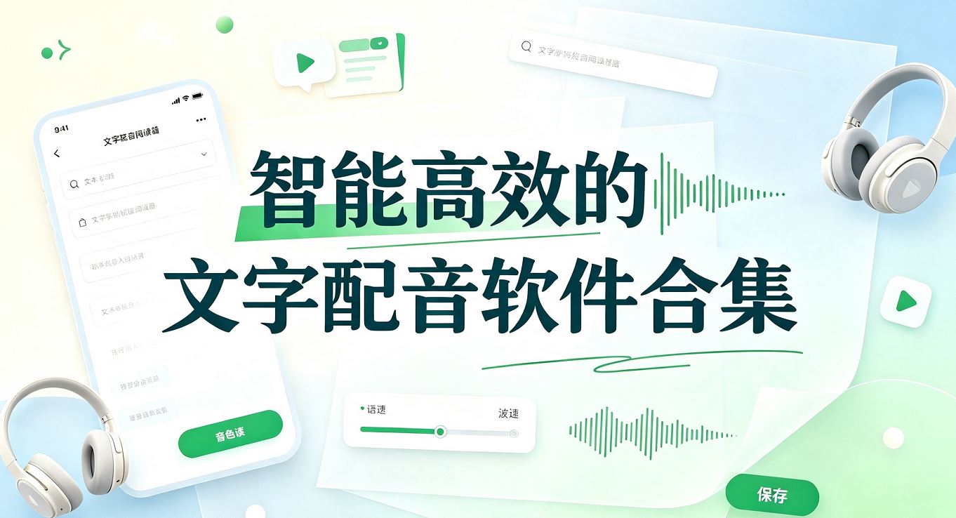 智能高效的文字配音软件合集