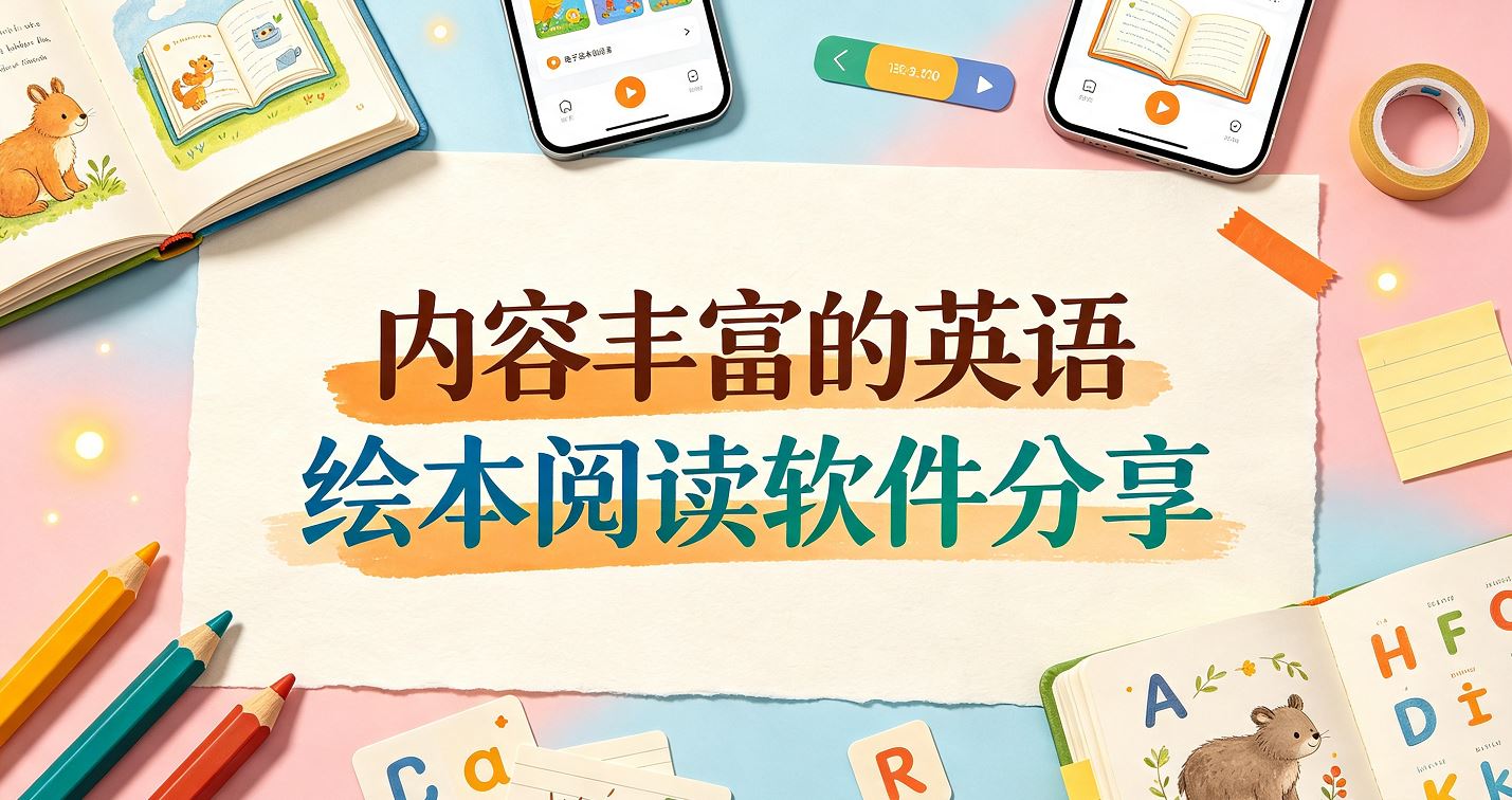 内容丰富的英语绘本阅读软件分享