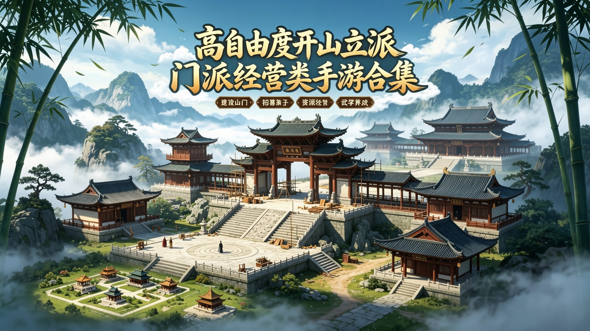 高自由度开山立派门派经营类手游合集