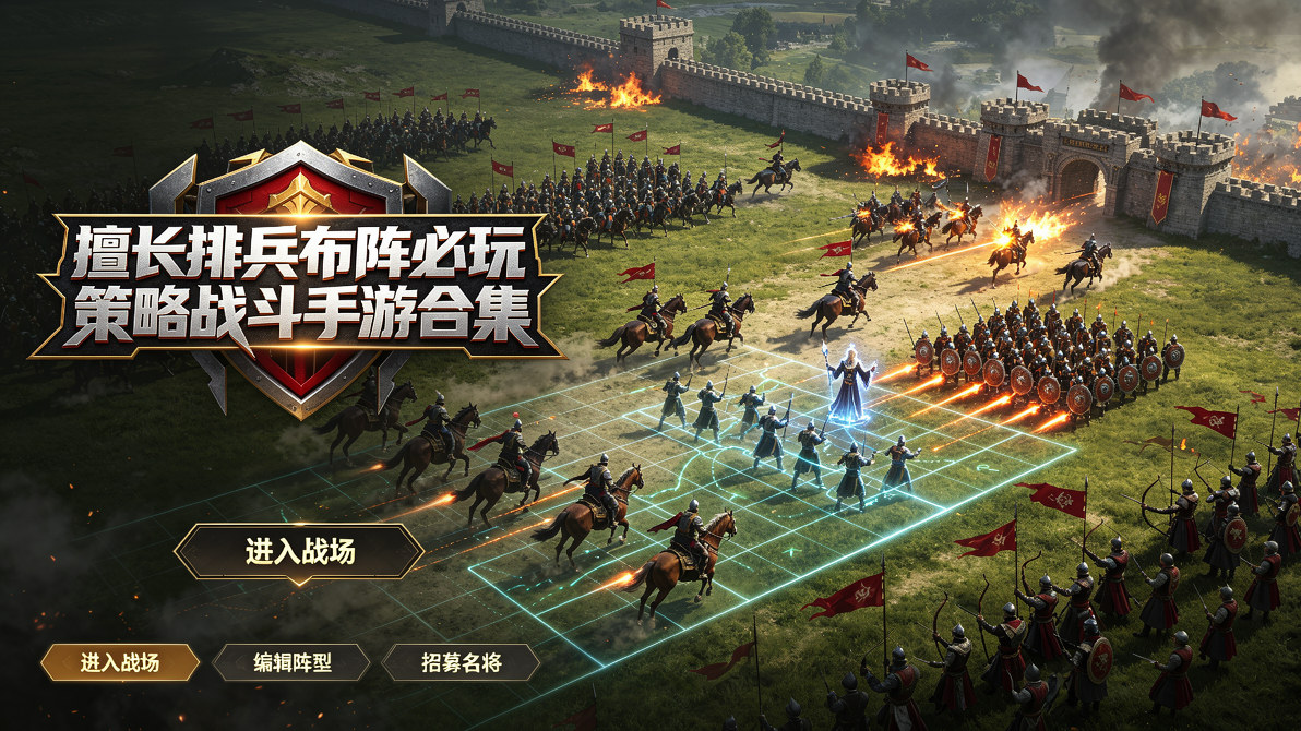 擅长排兵布阵必玩策略战斗手游合集