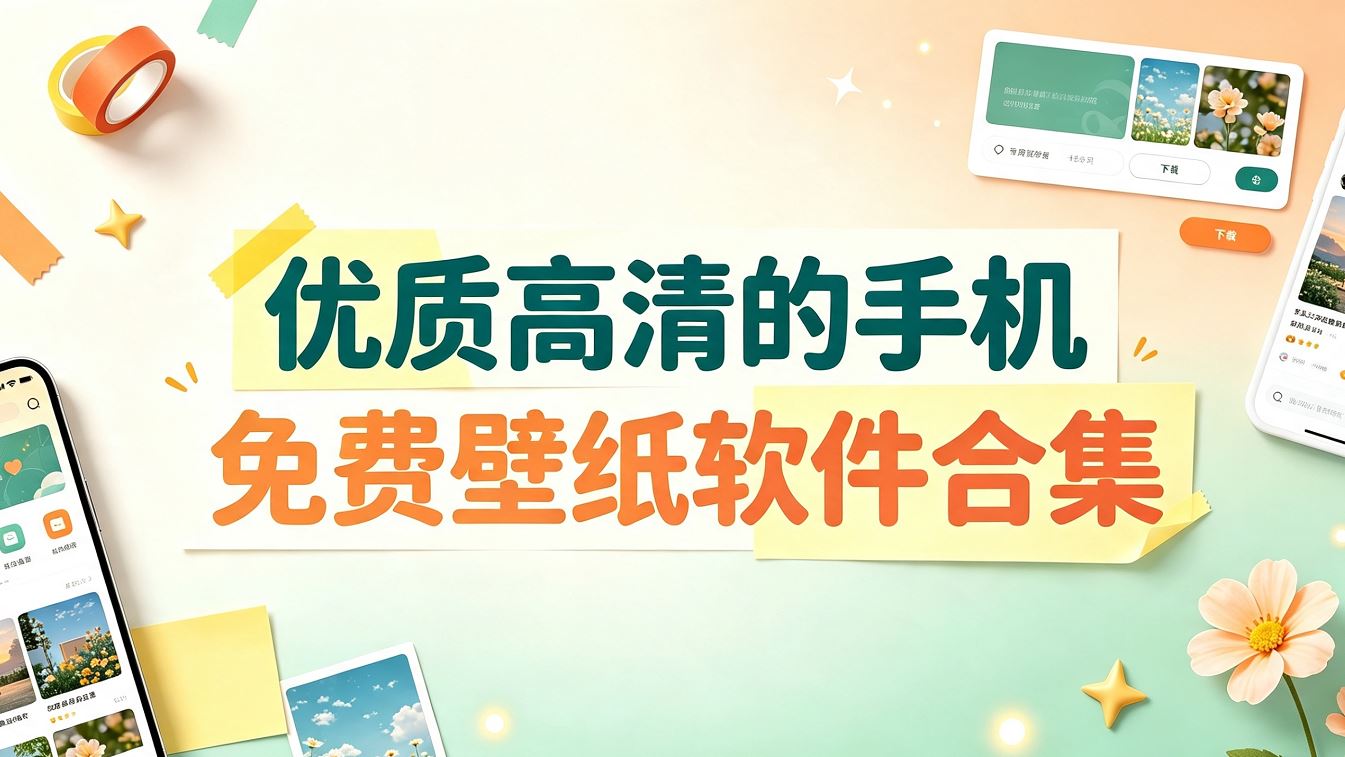 优质高清的手机免费壁纸软件合集