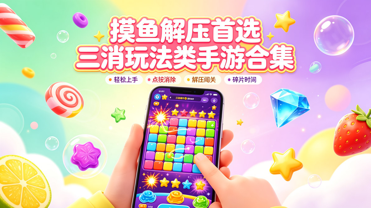 摸鱼解压首选三消玩法类手游合集