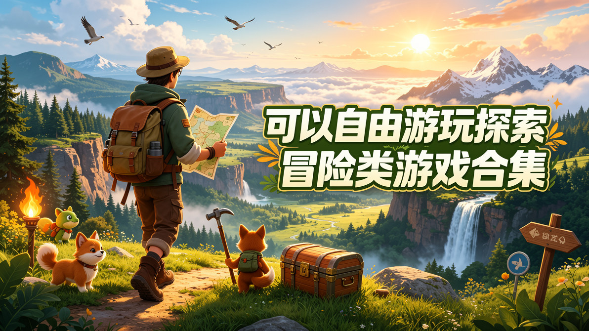 可以自由游玩探索冒险类游戏合集