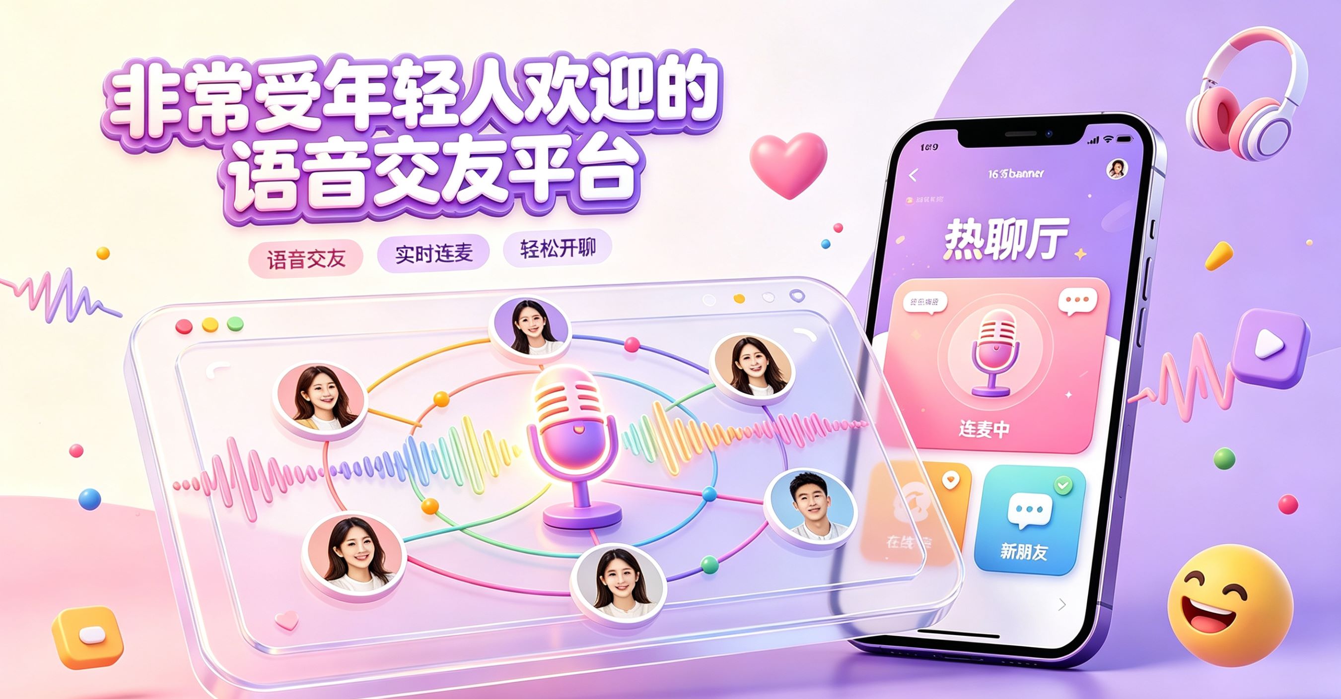 非常受年轻人欢迎的语音交友平台