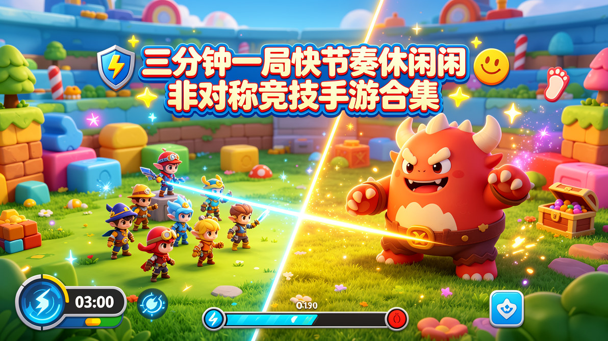 三分钟一局快节奏休闲非对称竞技手游合集