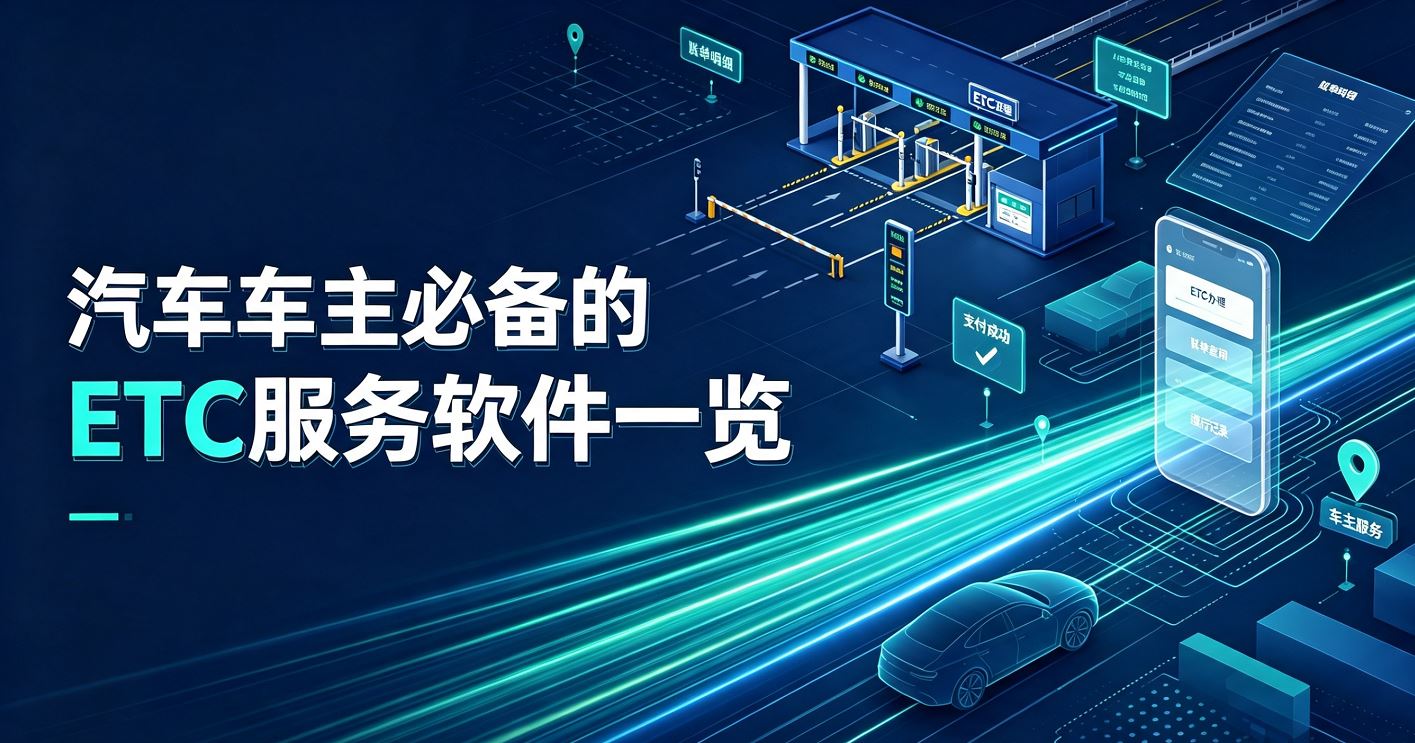 汽车车主必备的ETC服务软件一览