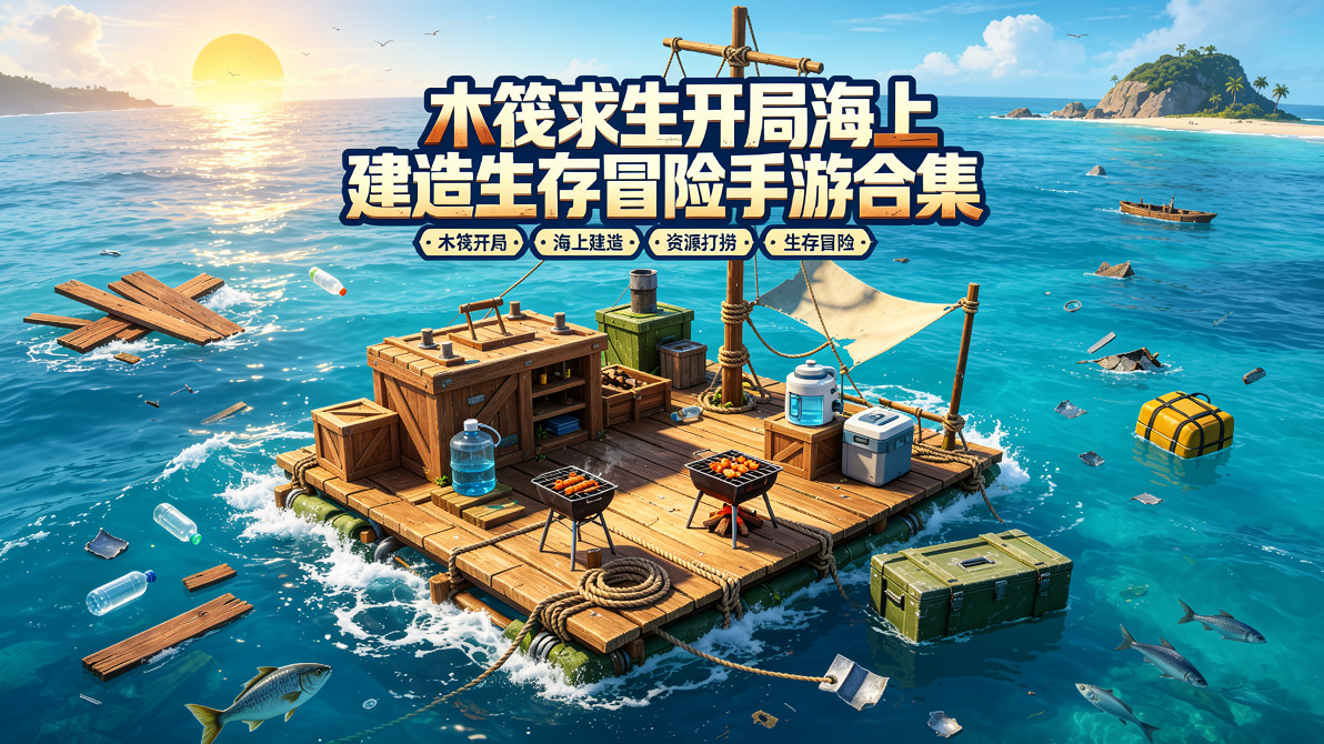 木筏求生开局海上建造生存冒险手游合集