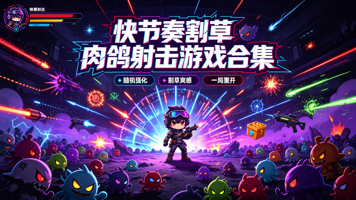 快节奏割草肉鸽射击游戏合集
