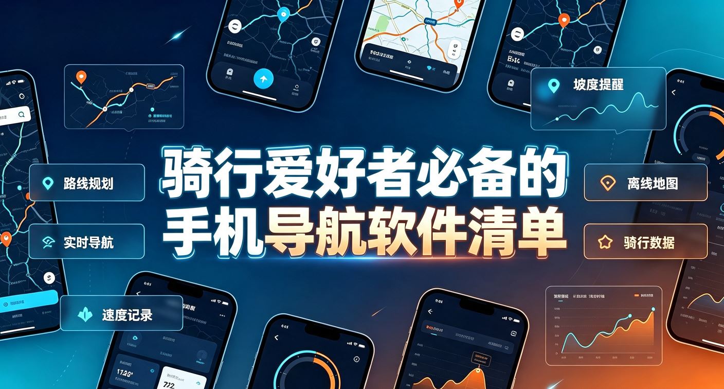 骑行爱好者必备的手机导航软件清单