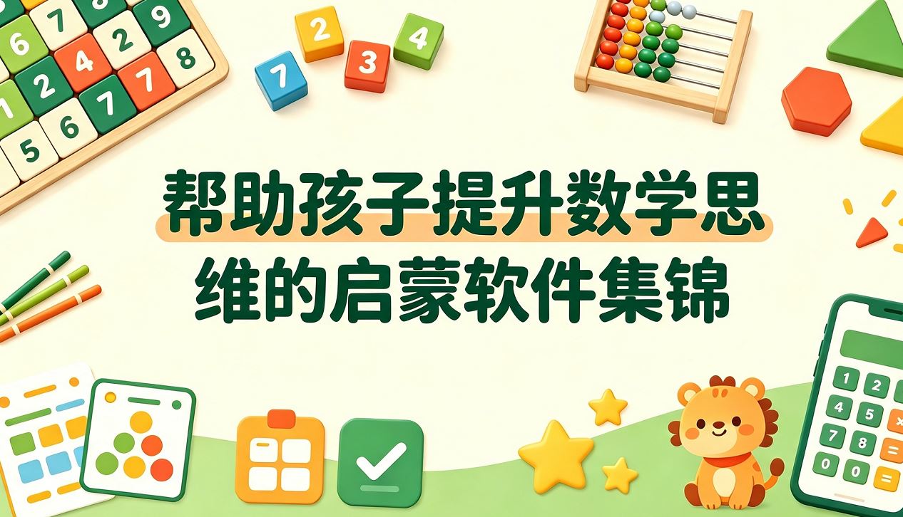 帮助孩子提升数学思维的启蒙软件集锦