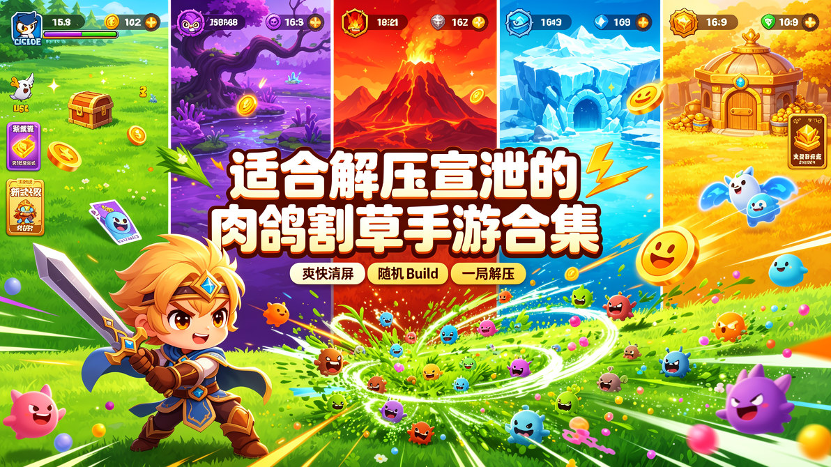 适合解压宣泄的肉鸽割草手游合集