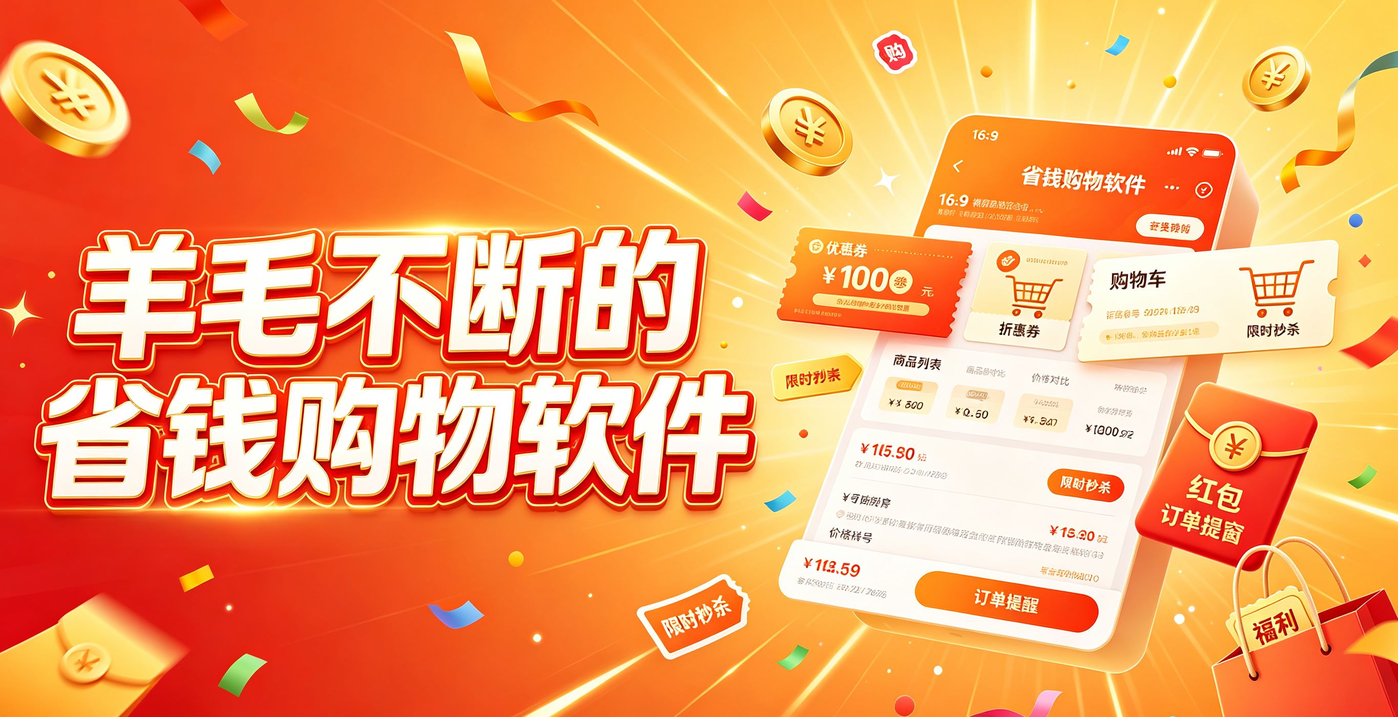 羊毛不断的省钱购物软件