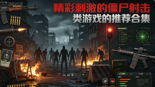 精彩刺激的僵尸射击类游戏的推荐合集