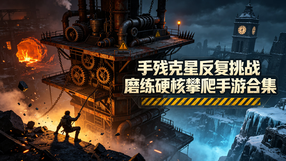 手残克星反复挑战磨练硬核攀爬手游合集