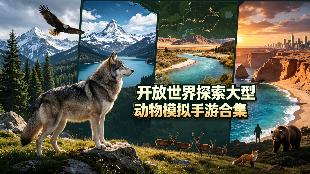 开放世界探索大型动物模拟手游合集