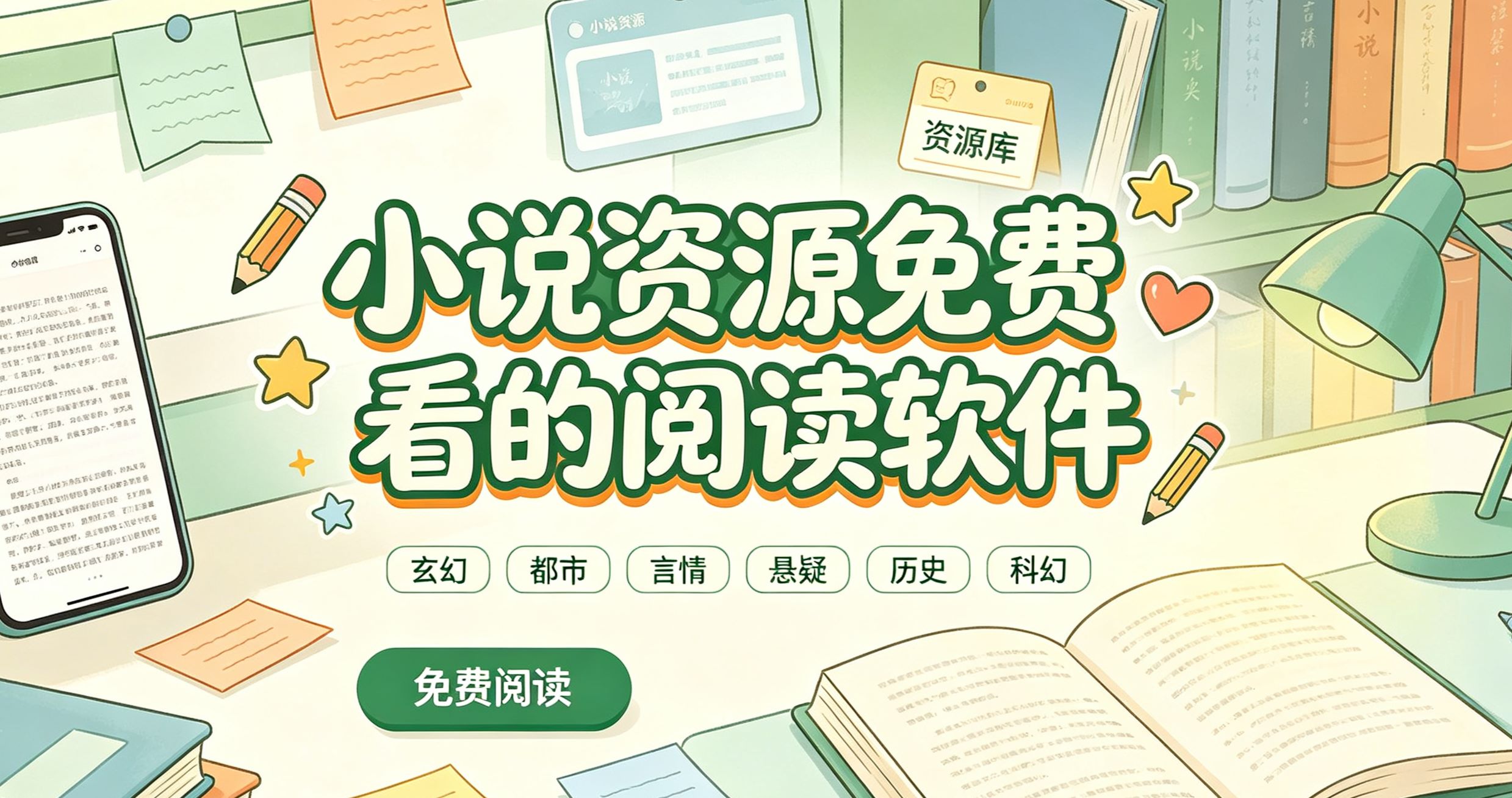 小说资源免费看的阅读软件