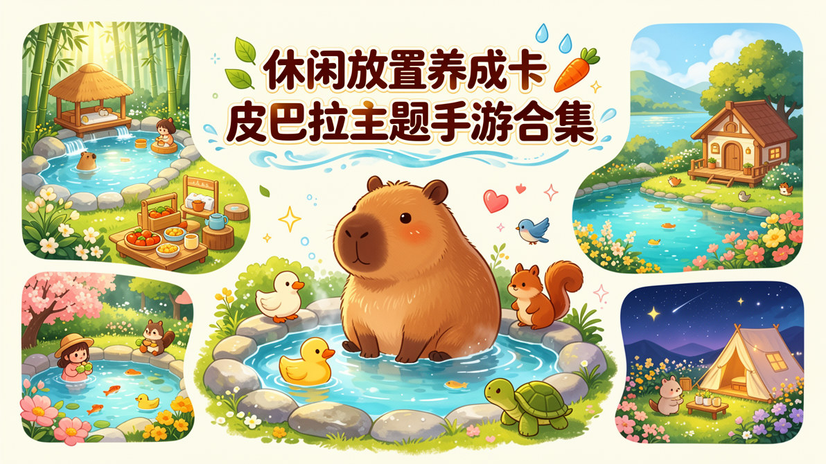 休闲放置养成卡皮巴拉主题手游合集