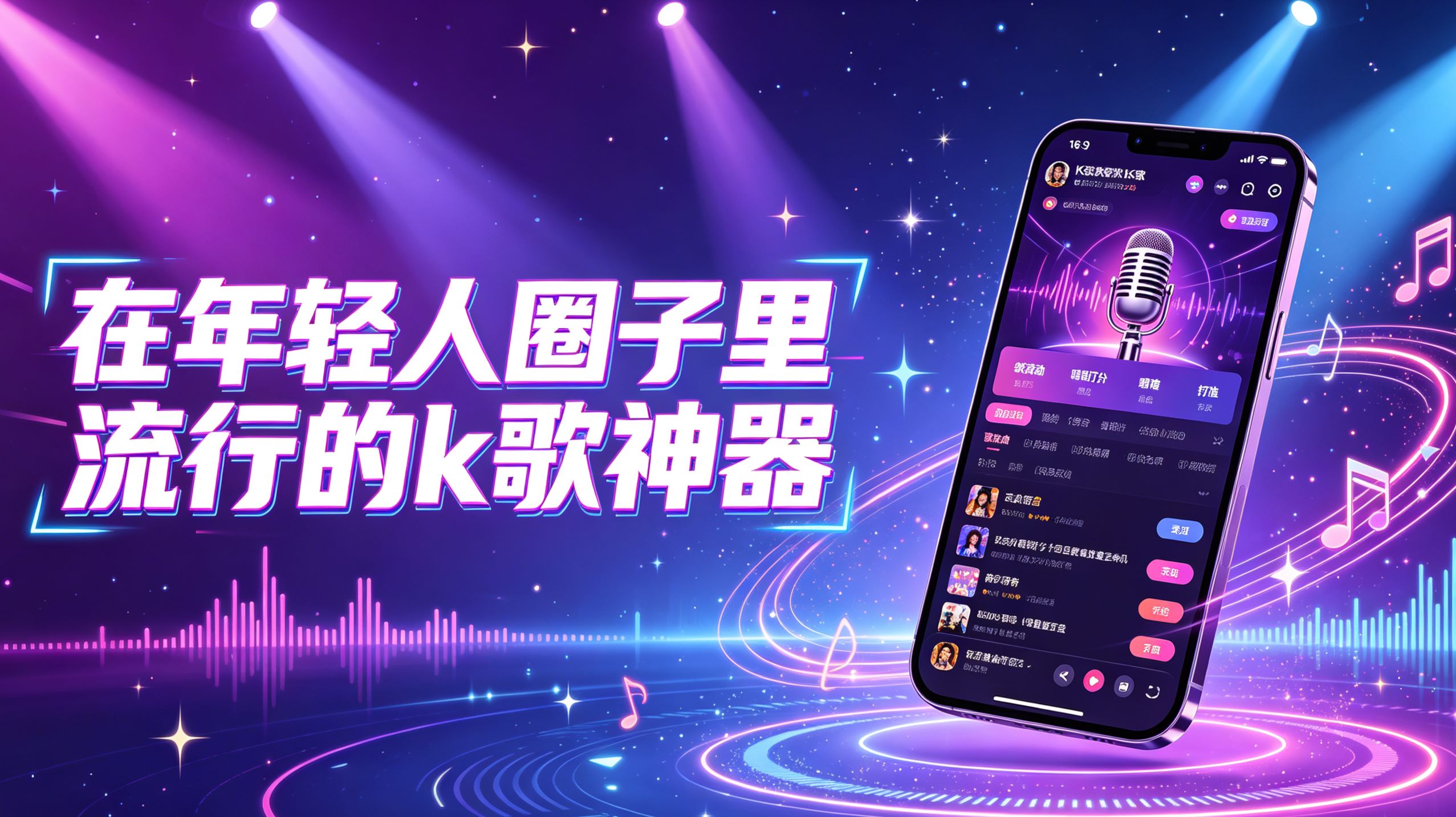 在年轻人圈子里流行的 k 歌神器